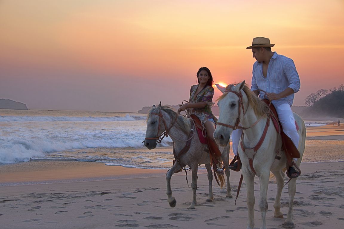 couple Horse Riding