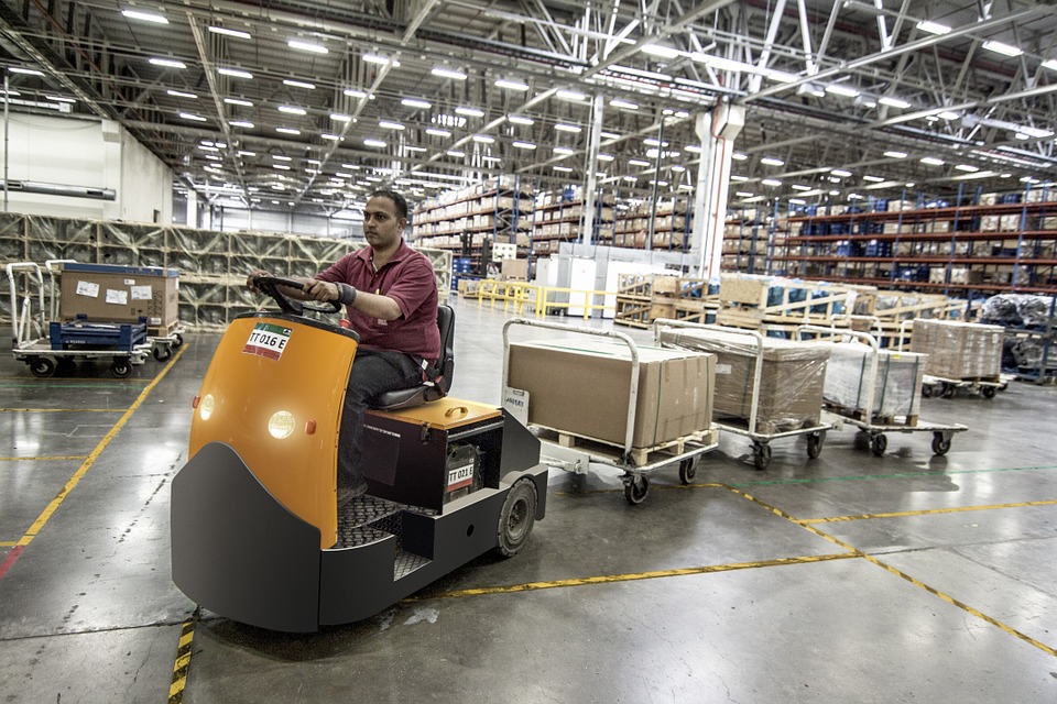 man working in warehouse